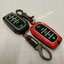 เคสโลหะเคฟล่ารีโมทรถ Toyota Fortuner GR Sport แบบ 2 ชั้น รุ่นถอดกุญแจในรีโมทได้ (Black Red Kevlar Alloy & Silicone Sleeve) Toyota Key Sets Model Fortuner Legender