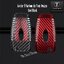 เคสรีโมทรถ Ford Everest , Ford Mustang 2020 คาร์บอนไฟเบอร์แท้ T-Carbon Air Vent Design (Top Product ; Carbon Fiber Key Case) แถมแผ่นใส TPU กันรอยปิดปุ่ม Key Sets Model Ford Everest , Ford Mustang 2020