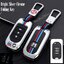 เคสโลหะรีโมทรถ Honda กุญแจพับข้าง Folding Key Case Full Package 2021 (Alloy Up Grade Luminescence 3D Silicone Push button Guard) Honda Key Sets Model Jazz, City 2014-2019 พับข้าง 2 และ 3 ปุ่ม Metal Protective Case Zinc Alloy