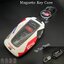 เคสรีโมทรถ Toyota Cross CHR GR Sport 2022 แบบสปอร์ตคาร์ Sport car design exclusive special car painting ทรงล้ำสมัย แข็งแรง ทนทาน ด้วยนวัตกรรมติดเคสหน้าหลังด้วยแม่เหล็ก (Magnetic ABS key case) และแผ่น TPU ใสปิดปุ่มกันรอยเข้ารูป Toyota Cross, CH-R, Camry, A