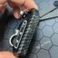 เคสกุญแจรถมอเตอร์ไซต์ Honda PCX ADV ลายเคฟล่า สมาร์ทคีย์ 2021 (ABS Key Cover with Colorful Silicone Push button Guard) ABS Honda Carbon Fiber Black PCX, Forza, Click 150i Car Key Shell Bag