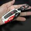 เคสรีโมทรถ Toyota Cross CHR GR Sport 2022 แบบสปอร์ตคาร์ Sport car design exclusive special car painting ทรงล้ำสมัย แข็งแรง ทนทาน ด้วยนวัตกรรมติดเคสหน้าหลังด้วยแม่เหล็ก (Magnetic ABS key case) และแผ่น TPU ใสปิดปุ่มกันรอยเข้ารูป Toyota Cross, CH-R, Camry, A