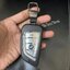 เคสโลหะรีโมทคู่ ดำด้านสุดเท่ รถ BMW LCD & Blade 2022 New Design แบบ 2 ชั้น (Double-Layer Metal Aluminum Alloy Key Cover with transparent push button Guard 360) BMW Key Case 7 Series 740 , 6 Series GT Car, Smart New 5 Series 530i x3 LCD Screen Car Key Case