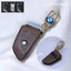 เคสรีโมทรถ BMW 2024 ทรงใบไม้ งานหนัง Hallmo HANDMADE ทรงคลาสสิค Leather Key Case Key BMW Key Sets 2018-New 5 Series BMW Series 2-3 Series 4-Series 5, G30 530e m sport,330e m sport