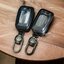 เคสโลหะรีโมทรถToyota Fortuner 2024 แบบ 2 ชั้น รุ่นถอดกุญแจในรีโมทเพื่อเข้าเกียร์ว่าง (Double-Layer Metal Aluminum Alloy Key Cover with transparent push button Guard 360) Toyota Key Sets Model Alphard, Vellfire Camry 2015-18, RAV4 , Majes