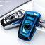 กรอบเคสกุญแจรีโมทรถยนต์ BMW Premium Grade แบบใหม่ 2020 (New VIP Key Shell, TPU Key Cover with Colorful PC Push button Guard) BMW Key Sets Series 2-3 Series 4-Series 5 6 Series X3 X4 M2 M3 M5 M6 สมาร์ทคีย์
