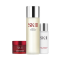 SKll เซ็ทสุดคุ้ม PITERA Welcome Set SK-II Facial Treatment Essence ขนาด 75 มล. ที่อุดมไปด้วยพิเทร่า กว่า 90% ในชุดผลิตภัณฑ์ยังประกอบไปด้วย Facial Treatment Clear Lotion ขนาด 30 มล. และ R.N.A.Power Radical New Age ขนาด 15 กรัม เมื่อใช้ร่วมกันคุณจะรู้สึกได้
