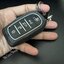เคสรีโมทรถสีดำด้าน Toyota Fortuner GR Sports Legender (Alloy Silicone Key Cover with Silicone Push button Guard) Toyota Key Sets Model Fortuner Legender GR Sports สามารถถอดกุญแจในรีโมทได้