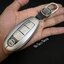 เคสโลหะอัลลอยรีโมทรถ Nissan GTR แบบ 2 ชั้น (Double-Layer Metal Aluminum Alloy Key Cover with transparent push button Guard 360) New NISSAN KICKS e-POWER , March,X-Trail,Navara,Juke,Almera,Note,Pulsar,Livina,Teana,Murano,Tida Smart Key 2 , 3 และ 4 ปุ่ม Sma
