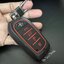เคสรีโมทรถสีดำด้าน Toyota Fortuner GR Sports Legender (Alloy Silicone Key Cover with Silicone Push button Guard) Toyota Key Sets Model Fortuner Legender GR Sports สามารถถอดกุญแจในรีโมทได้