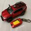 เคสโลหะเคฟล่ารีโมทรถ Toyota Fortuner GR Sport แบบ 2 ชั้น รุ่นถอดกุญแจในรีโมทได้ (Black Red Kevlar Alloy & Silicone Sleeve) Toyota Key Sets Model Fortuner Legender
