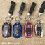 เคสรีโมทรถยนต์ Toyota Fortuner GR Legender ฝาหน้าปุ่มใสและหลังใสเห็นโลโก้ (TPU Key Cover with PC Transparent Push button Guard) Toyota Key Sets Model Alphard, Vellfire, Camry 2015-18, RAV4 , All New Toyota Fortuner TRD, Toyota Hilux Revo Rocco Smart Key