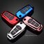 กรอบเคสกุญแจรีโมทรถยนต์ Ford Premium Grade แบบใหม่ 2020 (New VIP Key Shell, TPU Key Cover with Colorful PC Push button Guard) Ford Key Case All New Ford Ranger, Everest 2015-18 Key 2-3 ปุ่ม