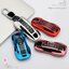 กรอบเคสกุญแจรีโมทรถยนต์สมาร์ทคีย์ Porsche Premium Grade แบบใหม่ 2020 (New VIP Key Shell, TPU Key Cover with Colorful PC Push button Guard) Porsche Key Case Panamera,Cayman,Boxster,Cayenne,Macan,911,718 Smart Key