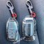 เคสรีโมทรถยนต์ Toyota Fortuner GR Legender ฝาหน้าปุ่มใสและหลังใสเห็นโลโก้ (TPU Key Cover with PC Transparent Push button Guard) Toyota Key Sets Model Alphard, Vellfire, Camry 2015-18, RAV4 , All New Toyota Fortuner TRD, Toyota Hilux Revo Rocco Smart Key