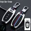เคสโลหะรีโมทรถรถยนต์ Audi Smart Key Full Package 2021 (Alloy Up Grade Luminescence 3D Silicone Push button Guard) Audi special car key case A4 A5 A6 A7 Q5 Q7 Q8 R8