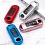 กรอบ เคสกุญแจรีโมทรถยนต์ MAZDA มาสด้า (Colorful Case, TPU Key Cover with PC Push button Guard) Mazda Key Sets 2, 3, CX3, CX5, CX7, CX30, All new SkyActiv 2 และ 3 ปุ่มสมาร์ทคีย์ Smart Key แบบ 2 ปุ่มและ 3 ปุ่ม