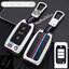 เคสโลหะรีโมทรถ MG ZS กุญแจพับข้าง Full Package 2021 (Alloy Up Grade Luminescence 3D Silicone Push button Guard) Key Sets MG Key Case MG6, ZS แบบพับข้าง
