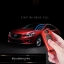 กรอบ เคสกุญแจรีโมทรถยนต์ MAZDA มาสด้า (Colorful Case, TPU Key Cover with PC Push button Guard) Mazda Key Sets 2, 3, CX3, CX5, CX7, CX30, All new SkyActiv 2 และ 3 ปุ่มสมาร์ทคีย์ Smart Key แบบ 2 ปุ่มและ 3 ปุ่ม
