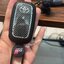 เคสรีโมทรถ Toyota Yaris ATIV 2023 Veloz 2022 หุ้มหนัง สามารถดึงกุญแจในรีโมทได้ ด้านหน้าปุ่มกดปกป้องกันรอยด้วยวัสดุใส TPU เคสพลาสติกแข็ง ABS หุ้มหนัง