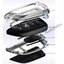 เคสโลหะอัลลอยรีโมทรถทรงใบไม้ BMW M Design Hard Case Premium Grade สวย เรียบหรู มีสไตล์ Alloy/Transparent TPU Front Transparent push button Guard / 3D Mirror ABS Back Cover BMW Key Sets G30 530e m sport,330e m sport,2018-New 5 Series 525, 530Li, X3, X, X5,