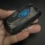 เคสรีโมทรถ Ford Everest , Ford Mustang 2020 คาร์บอนไฟเบอร์แท้ T-Carbon Air Vent Design (Top Product ; Carbon Fiber Key Case) แถมแผ่นใส TPU กันรอยปิดปุ่ม Key Sets Model Ford Everest , Ford Mustang 2020