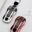 กรอบเคสกุญแจรีโมทรถยนต์สมาร์ทคีย์ Porsche Premium Grade แบบใหม่ 2020 (New VIP Key Shell, TPU Key Cover with Colorful PC Push button Guard) Porsche Key Case Panamera,Cayman,Boxster,Cayenne,Macan,911,718 Smart Key