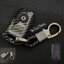 เคสรีโมทรถมอเตอร์ไซต์ Yamaha XMAX 2022 ลายเคฟล่า (ABS Key Cover Silicone Push button Guard) ABS Yamaha Carbon Fiber
