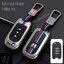 เคสโลหะรีโมทรถ Honda กุญแจพับข้าง Folding Key Case Full Package 2021 (Alloy Up Grade Luminescence 3D Silicone Push button Guard) Honda Key Sets Model Jazz, City 2014-2019 พับข้าง 2 และ 3 ปุ่ม Metal Protective Case Zinc Alloy
