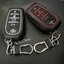 เคสรีโมทรถสีดำด้าน Toyota Fortuner GR Sports Legender (Alloy Silicone Key Cover with Silicone Push button Guard) Toyota Key Sets Model Fortuner Legender GR Sports สามารถถอดกุญแจในรีโมทได้