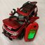 เคสโลหะเคฟล่ารีโมทรถ Toyota Fortuner GR Sport แบบ 2 ชั้น รุ่นถอดกุญแจในรีโมทได้ (Black Red Kevlar Alloy & Silicone Sleeve) Toyota Key Sets Model Fortuner Legender