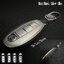 เคสโลหะอัลลอยรีโมทรถ Nissan GTR แบบ 2 ชั้น (Double-Layer Metal Aluminum Alloy Key Cover with transparent push button Guard 360) New NISSAN KICKS e-POWER , March,X-Trail,Navara,Juke,Almera,Note,Pulsar,Livina,Teana,Murano,Tida Smart Key 2 , 3 และ 4 ปุ่ม Sma