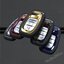 เคสกุญแจรีโมทรถยนต์ Audi Mirror ABS Key Cover Key Sets Model Audi A4 A5 A6 A7 Q5 Q7 Q8 R8 Smart Key Keyless