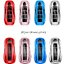 กรอบเคสกุญแจรีโมทรถยนต์สมาร์ทคีย์ Porsche Premium Grade แบบใหม่ 2020 (New VIP Key Shell, TPU Key Cover with Colorful PC Push button Guard) Porsche Key Case Panamera,Cayman,Boxster,Cayenne,Macan,911,718 Smart Key
