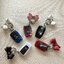 เคสรีโมทรถยนต์ Toyota Cross 2022 แบบฝาปุ่มใส (TPU Key Cover with with PC Transparent Push button Guard) Toyota Key Sets Model Corolla cross 2020,CH-R 2017 2018, All New Camry, Prius , Prado Smart Key Toyota 8 Generation แบบ 2, 3 และ 4 ปุ่ม