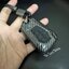 เคสรีโมทรถ All New Isuzu MU X 2022 ลายเคฟล่า (ABS Key Cover Black Silicone Push button Guard) ISUZU MU-X All New D-Max 2020-2022