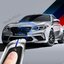 เคสโลหะอัลลอยรีโมทรถทรงใบไม้ BMW M Design Hard Case Premium Grade สวย เรียบหรู มีสไตล์ Alloy/Transparent TPU Front Transparent push button Guard / 3D Mirror ABS Back Cover BMW Key Sets G30 530e m sport,330e m sport,2018-New 5 Series 525, 530Li, X3, X, X5,
