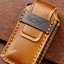 เคสรีโมทรถ Mitsubishi Pajero 2022 งานหนังม้า พรีเมียมเกรด Premium Grade Hallmo HANDMADE ทรงคลาสสิค (Horse Leather Key Case Key Sets ; Model Mitsubishi Pajero (Sport), Xpander, Mirage, Attrage, Triton Smart Key แบบ 2 และ 3 ปุ่ม
