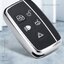 กรอบเคสกุญแจรีโมทรถยนต์ Land Rover - Range Rover Premium Grade แบบใหม่ 2020 (New VIP Key Shell, TPU Key Cover with Colorful PC Push button Guard) Land Rover - Range Rover Car Key Case สมาร์ทคีย์