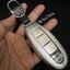 เคสโลหะอัลลอยรีโมทรถ Nissan GTR แบบ 2 ชั้น (Double-Layer Metal Aluminum Alloy Key Cover with transparent push button Guard 360) New NISSAN KICKS e-POWER , March,X-Trail,Navara,Juke,Almera,Note,Pulsar,Livina,Teana,Murano,Tida Smart Key 2 , 3 และ 4 ปุ่ม Sma