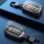 เคสโลหะรีโมทรถยนต์ Toyota Fortuner Legender 2021 แบบ 2 ชั้น รุ่นถอดกุญแจในรีโมทเพื่อเข้าเกียร์ว่าง (Double-Layer Metal Aluminum Alloy Key Cover with transparent push button Guard 360) Toyota Model Fortuner