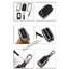 เคสโลหะรีโมทรถ MG ZS กุญแจพับข้าง Full Package 2021 (Alloy Up Grade Luminescence 3D Silicone Push button Guard) Key Sets MG Key Case MG6, ZS แบบพับข้าง