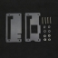 Raspberry Pi Zero W Acrylic Case for RPI Zero Box Black Color Cover Shell Enclosure Cases also for Raspberry Pi Zero V1.3 ( สีดำ )