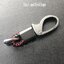พวงกุญแจโลหะสีเทาโครม หนังเชือกถัก (PU+ Metal Key chain) Braided Rope Key Chain Buckle วัสดุ PU คุณภาพดี สวยงาม ทนทาน และ หัวแขวนทำด้วยโลหะน้ำหนักเบา