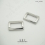 สี่เหลี่ยม 2 cm สีเงิน Silver /2ตัว