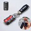 เคสรีโมทมอเตอร์ไซต์ XMAX 2025 NMAX 2025 ลาย Sport ด้านในกันกระแทกปิดปุ่ม TPU ดำ กดได้ (Sport Key ABS Key Cover with push button Guard 360)