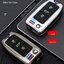 เคสโลหะรีโมทรถ MG ZS กุญแจพับข้าง Full Package 2021 (Alloy Up Grade Luminescence 3D Silicone Push button Guard) Key Sets MG Key Case MG6, ZS แบบพับข้าง