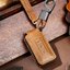เคสรีโมทรถ Mitsubishi Pajero 2022 งานหนังม้า พรีเมียมเกรด Premium Grade Hallmo HANDMADE ทรงคลาสสิค (Horse Leather Key Case Key Sets ; Model Mitsubishi Pajero (Sport), Xpander, Mirage, Attrage, Triton Smart Key แบบ 2 และ 3 ปุ่ม