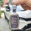 เคสโลหะสองสีดำเงิน รีโมทรถ Toyota Fortuner Legender 2022 แบบ 2 ชั้น มีแบบเงาและแบบด้าน สามาถดึงกุญแจสำรองในรีโมทได้ (Double-Layer Metal Aluminum Alloy Key Cover with transparent push button Guard 360) Toyota Model Fortuner