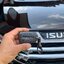เคสรีโมทรถ All New Isuzu MU X 2022 ลายเคฟล่า (ABS Key Cover Black Silicone Push button Guard) ISUZU MU-X All New D-Max 2020-2022
